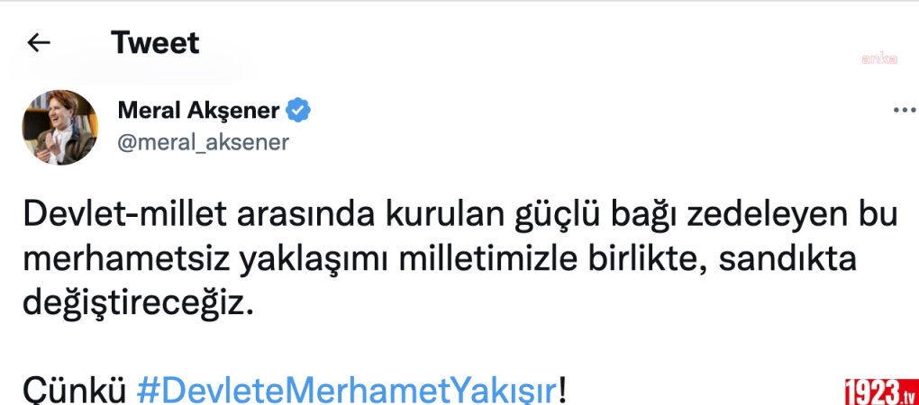 DEVLETE MERHAMET YAKIŞIR